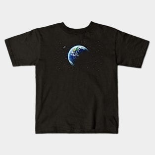 Earth and mMoon Kids T-Shirt